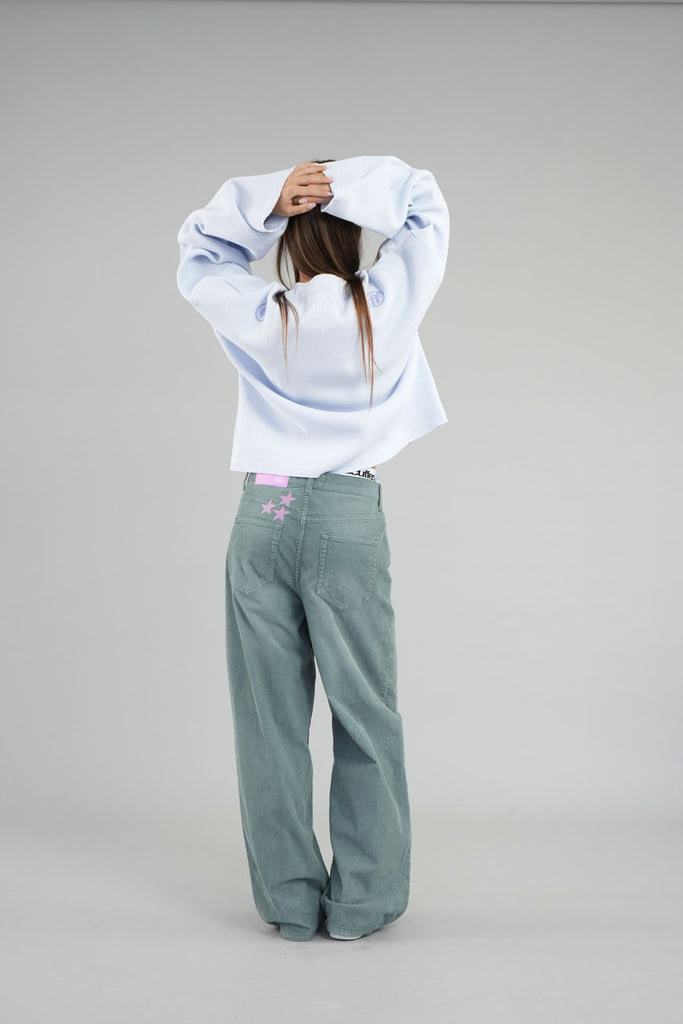 Jumbo Corduroy Grey Pants