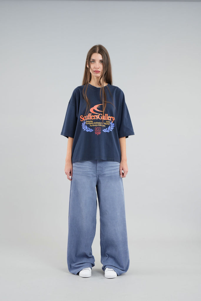 Jumbo Corduroy Blue Pants