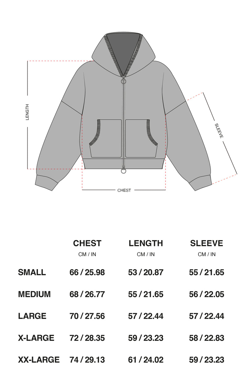 Guía de tallas oficial de Scuffers para Mosaic Pink Knit Zipper