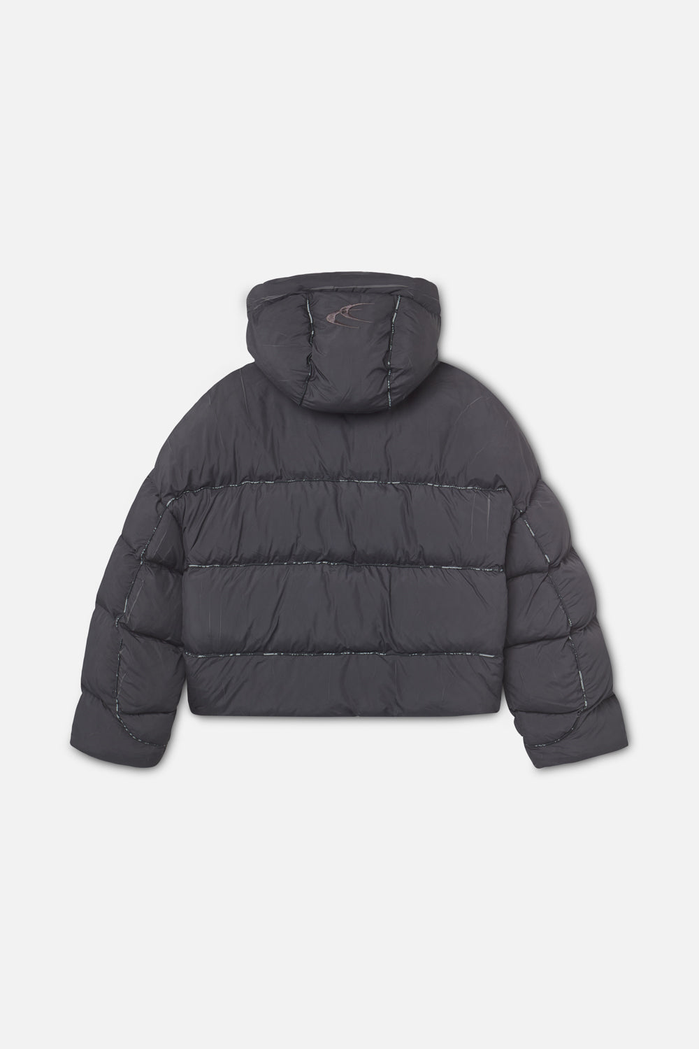 Marble Dark Grey Puffer Jacket