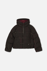 Marble Brown Puffer Jacket