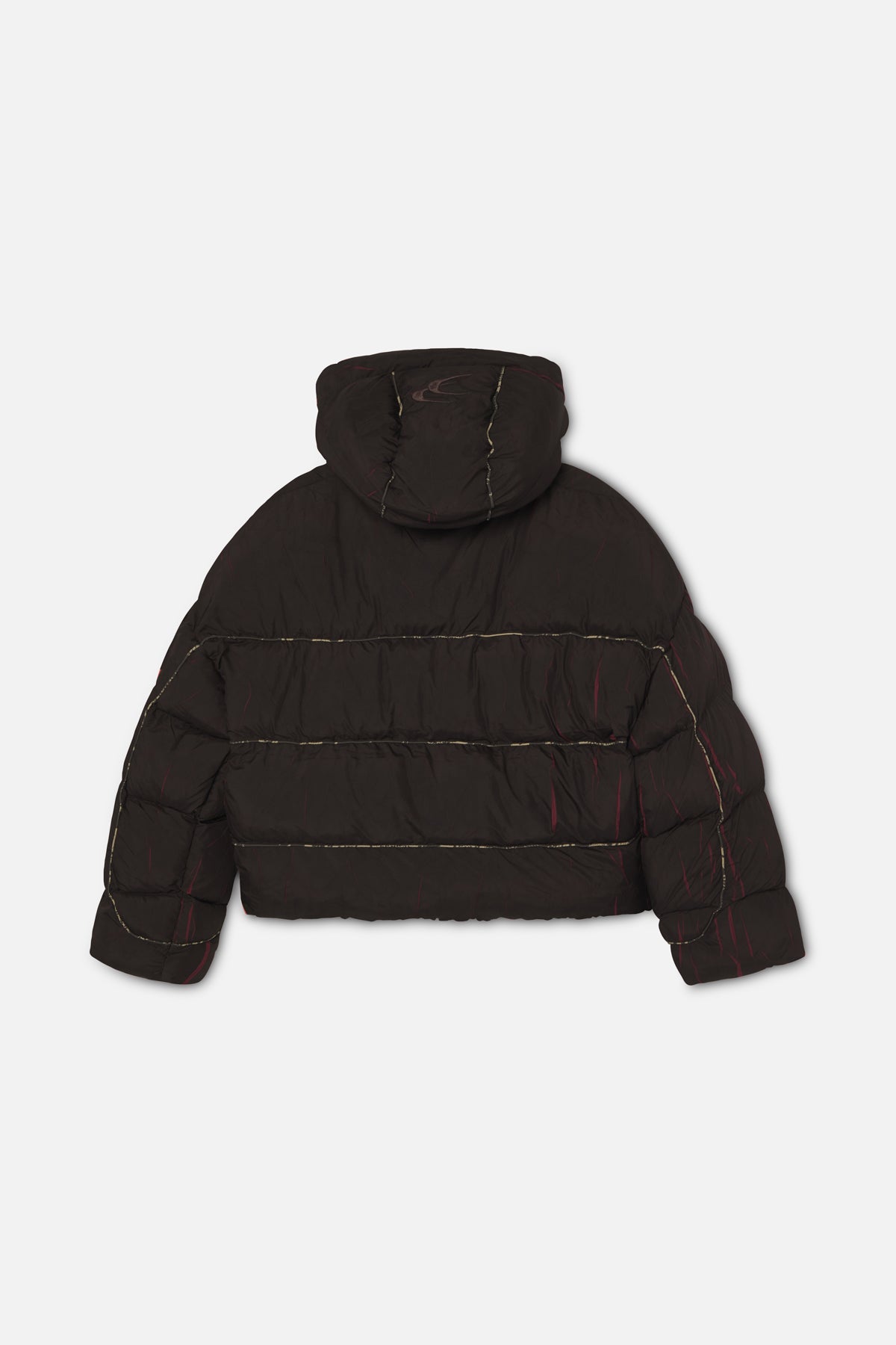 Marble Brown Puffer Jacket