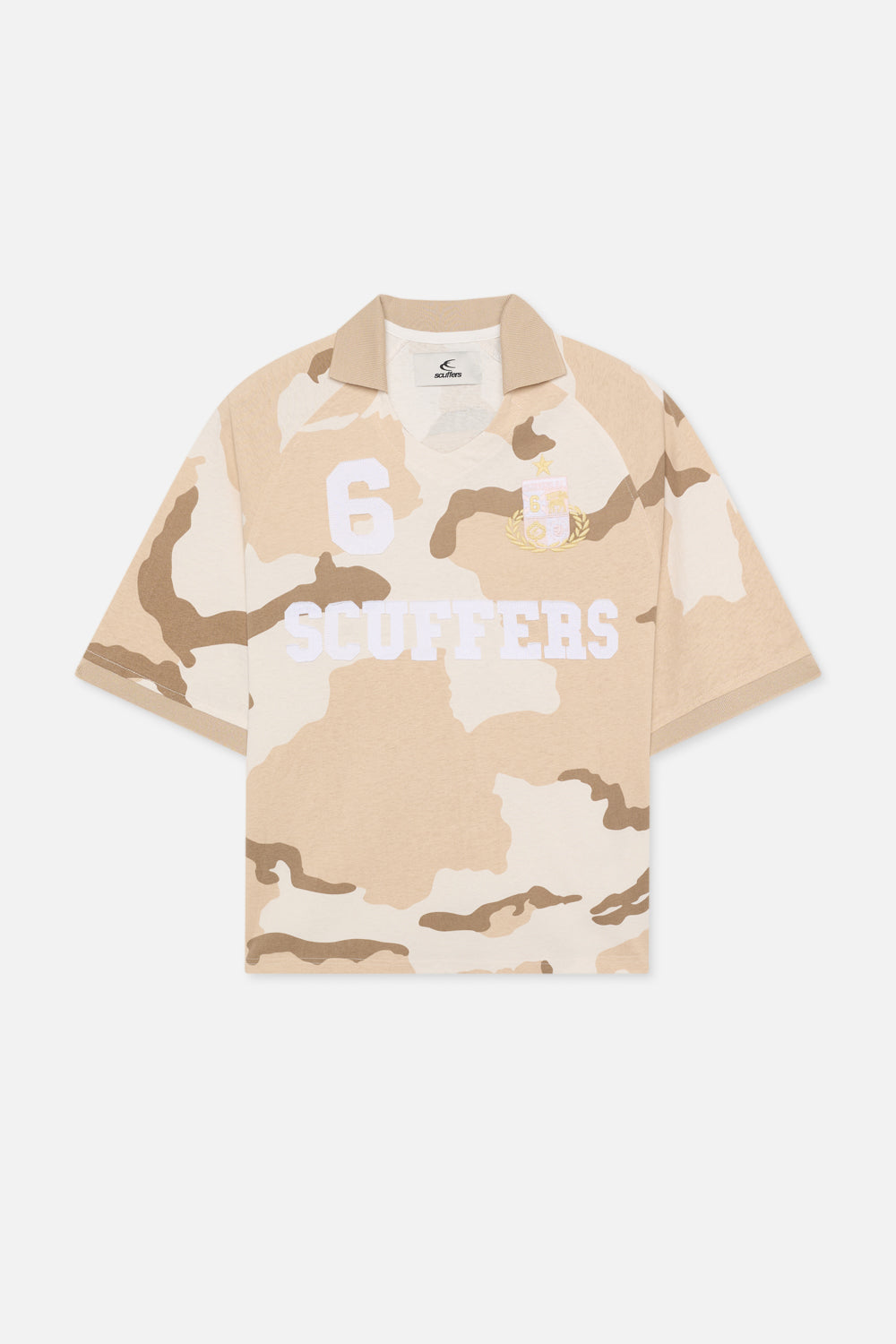 Marlon Camo Football T-Shirt – Scuffers