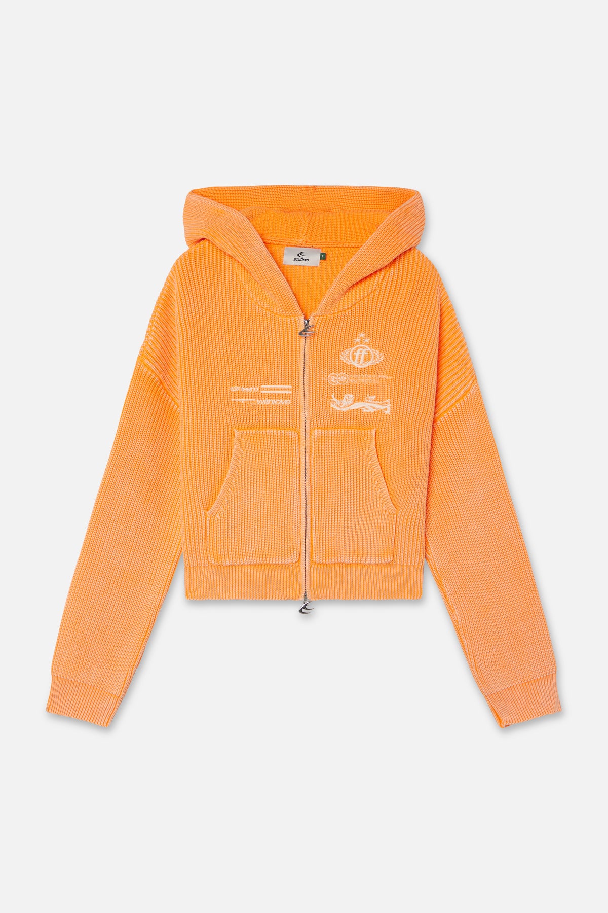 Mayor Orange Knit Zipper – Scuffers