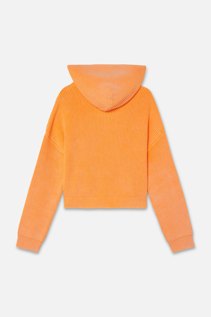 Mayor Orange Knit Zipper
