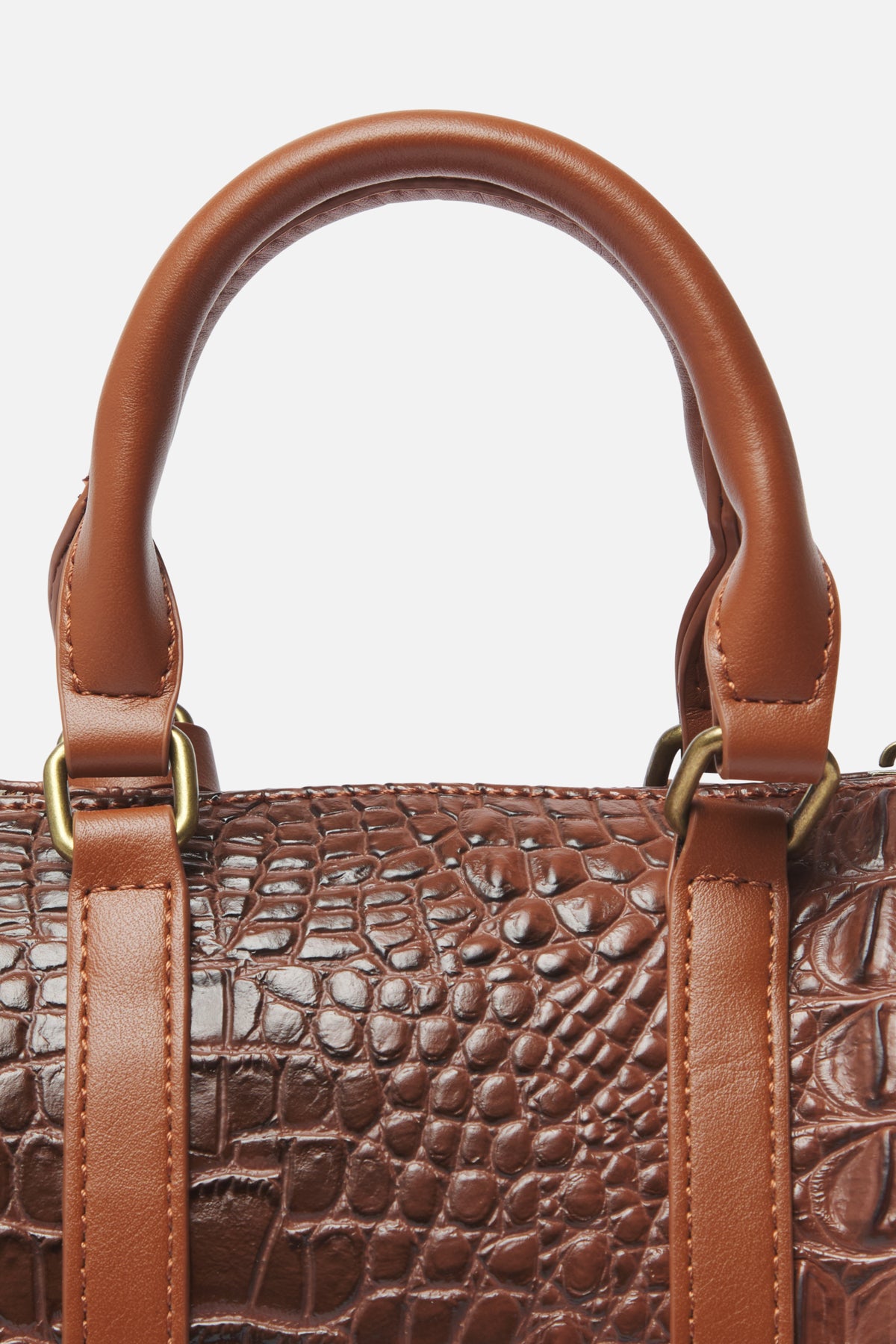 Mini Brown Duffle Bag