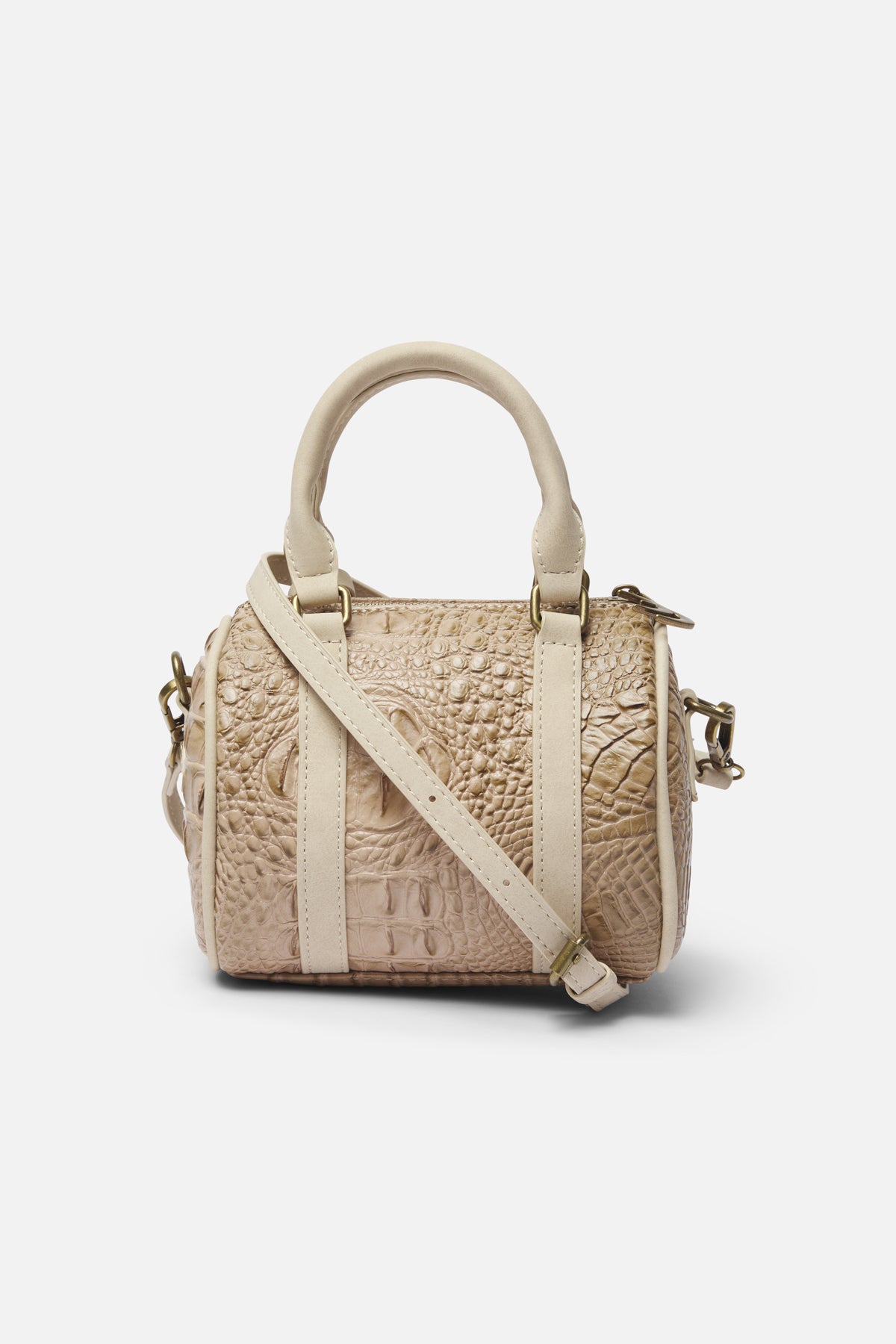 Mini Ecru Duffle Bag