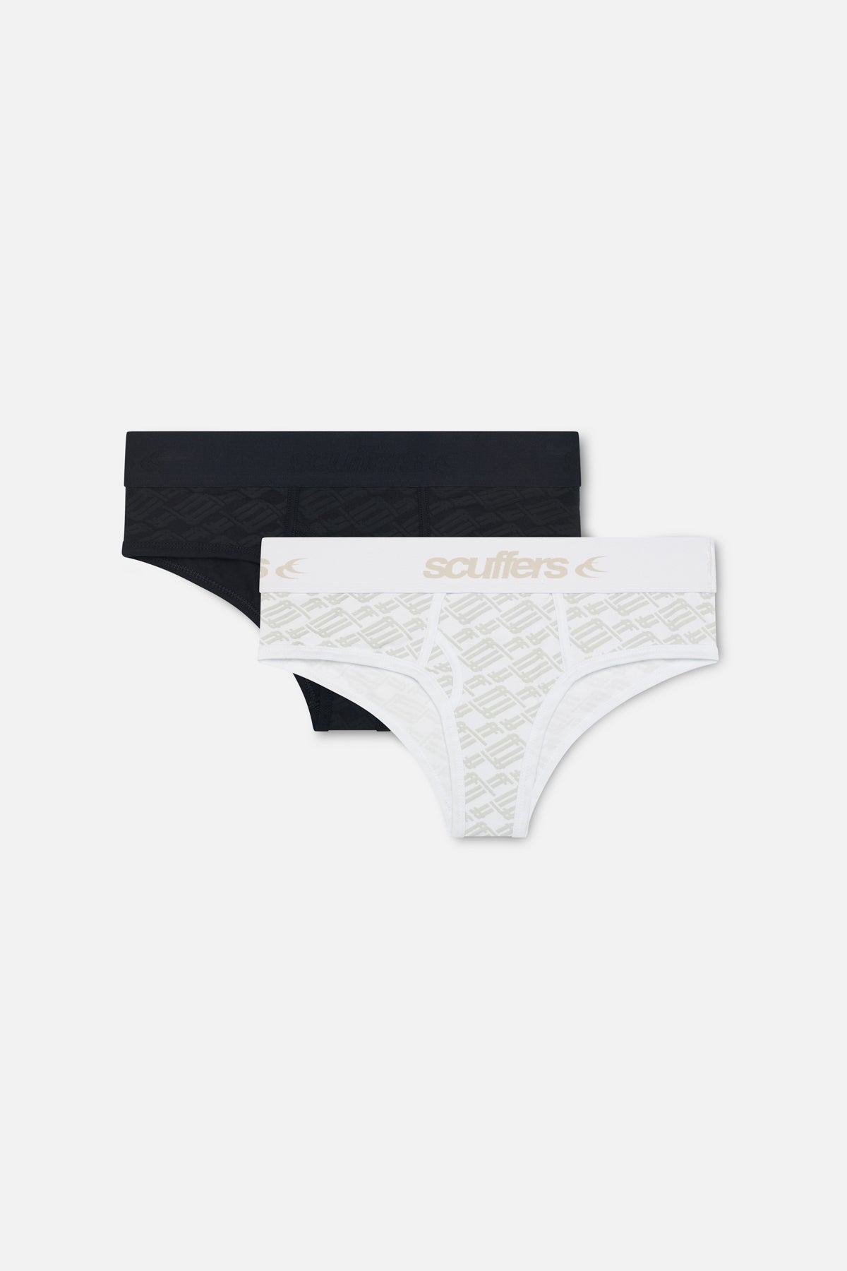 Monogram Black & Grey Shorties