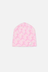 Monogram Pink Beanie