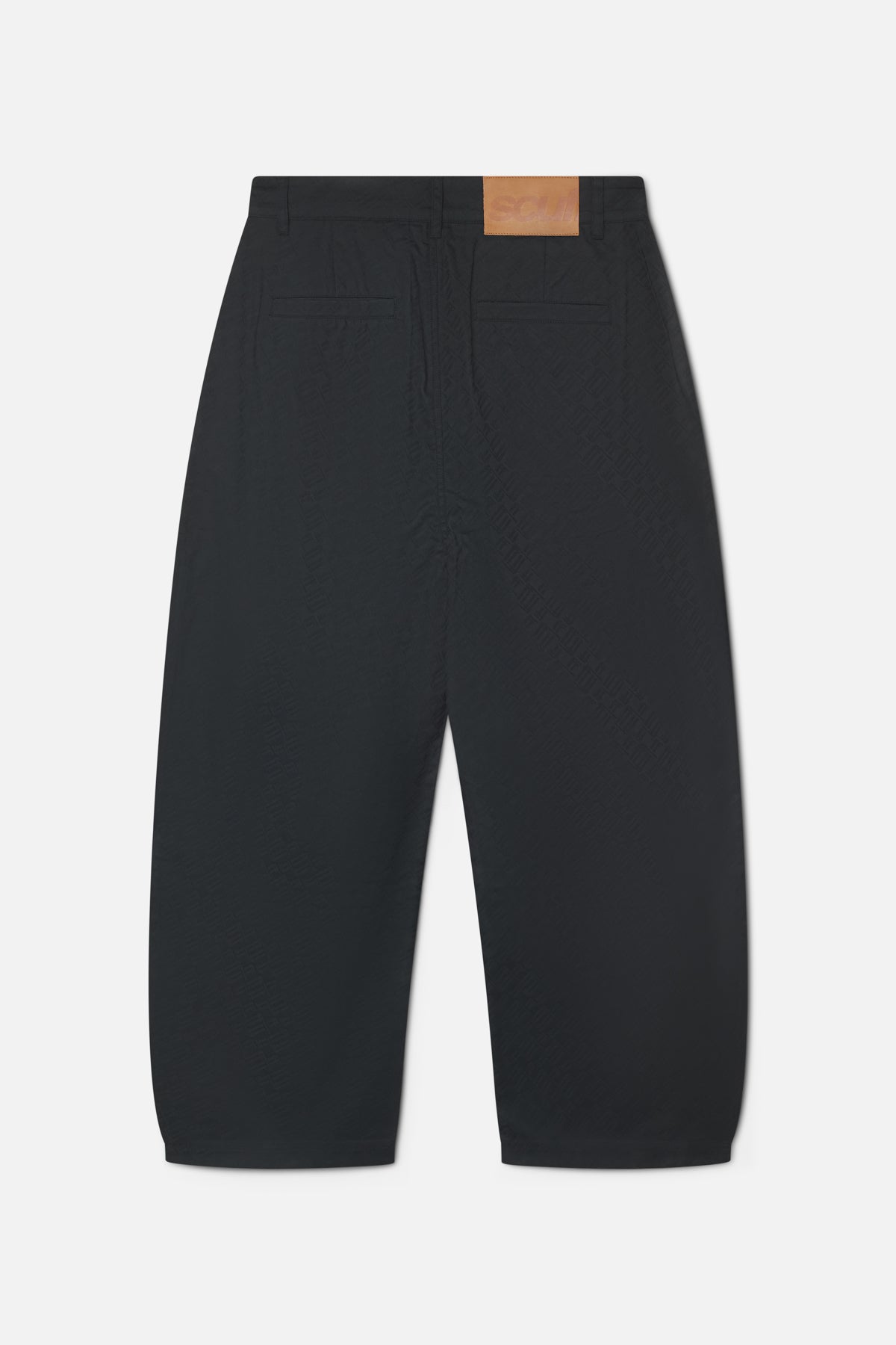 Monogram Shell Black Pants