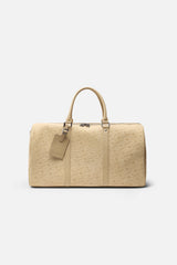 Monogram Ecru Suede Duffle Bag