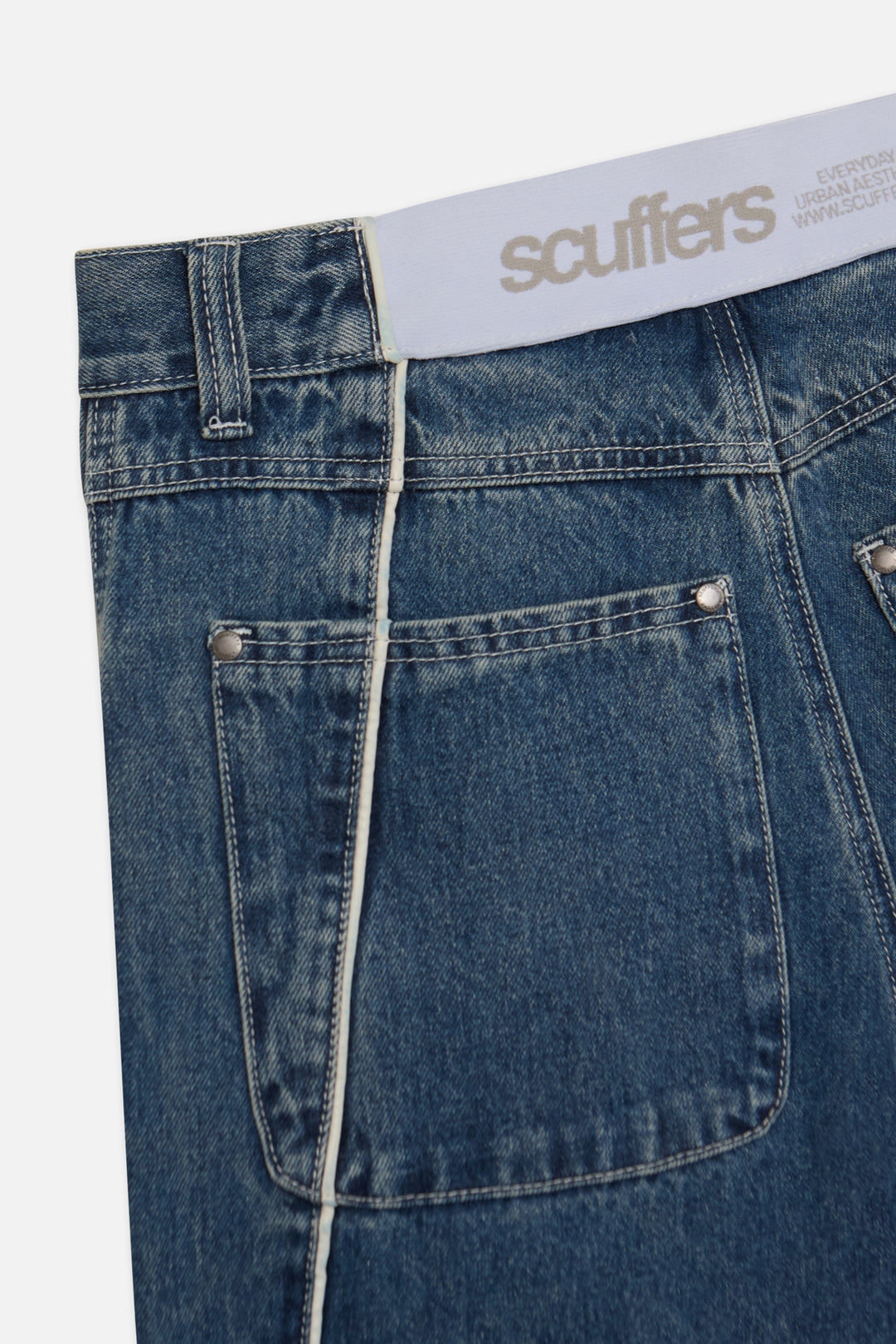 Mowa Blue Pants - Streetwear Pants | Scuffers