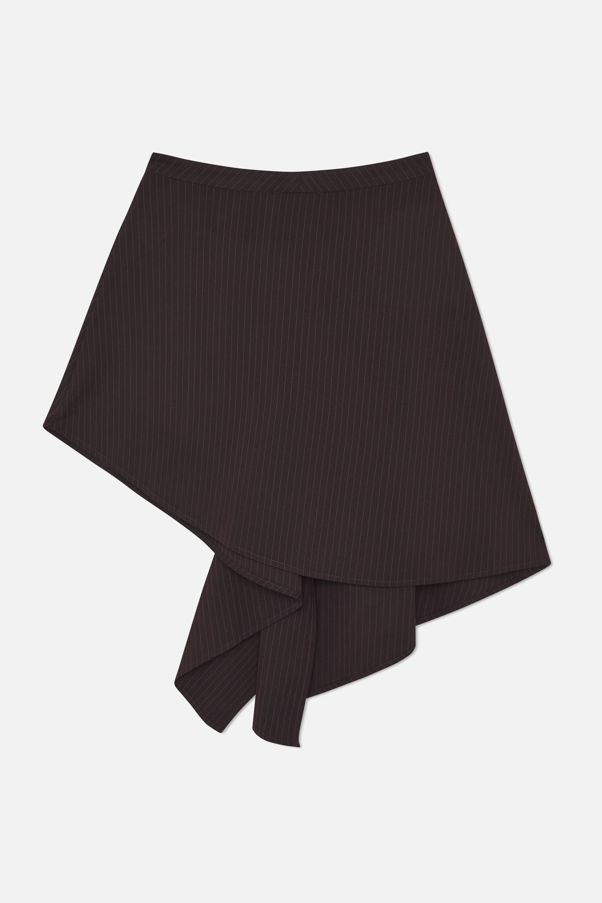 Nautica Burgundy Pinstripe Skirt