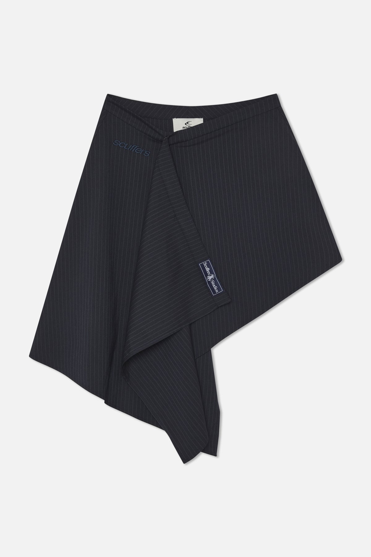 Nautica Navy Pinstripe Skirt