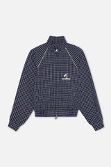 Chamise Checkered Navy Zipper