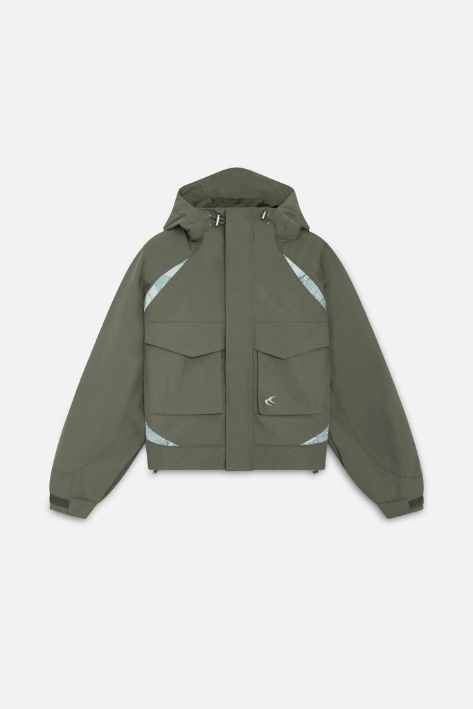 New Essential Green Windbreaker
