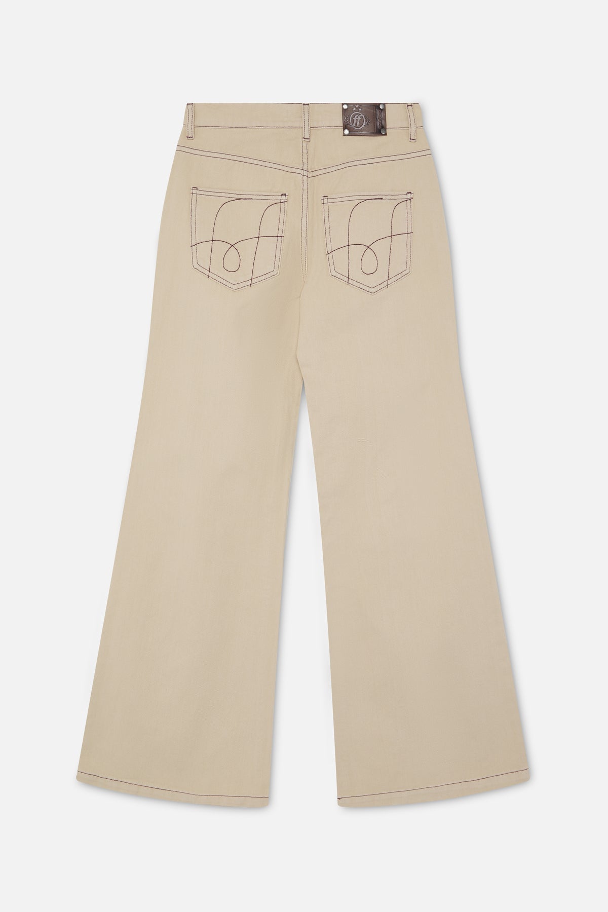 New Flared Ecru Pants