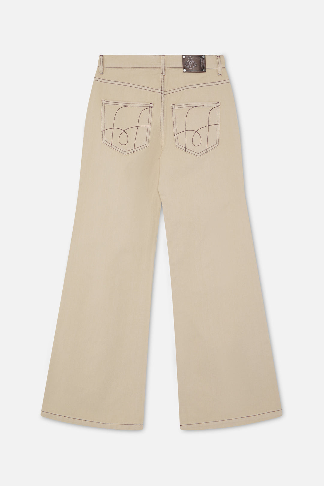 New Flared Ecru Pants – Scuffers