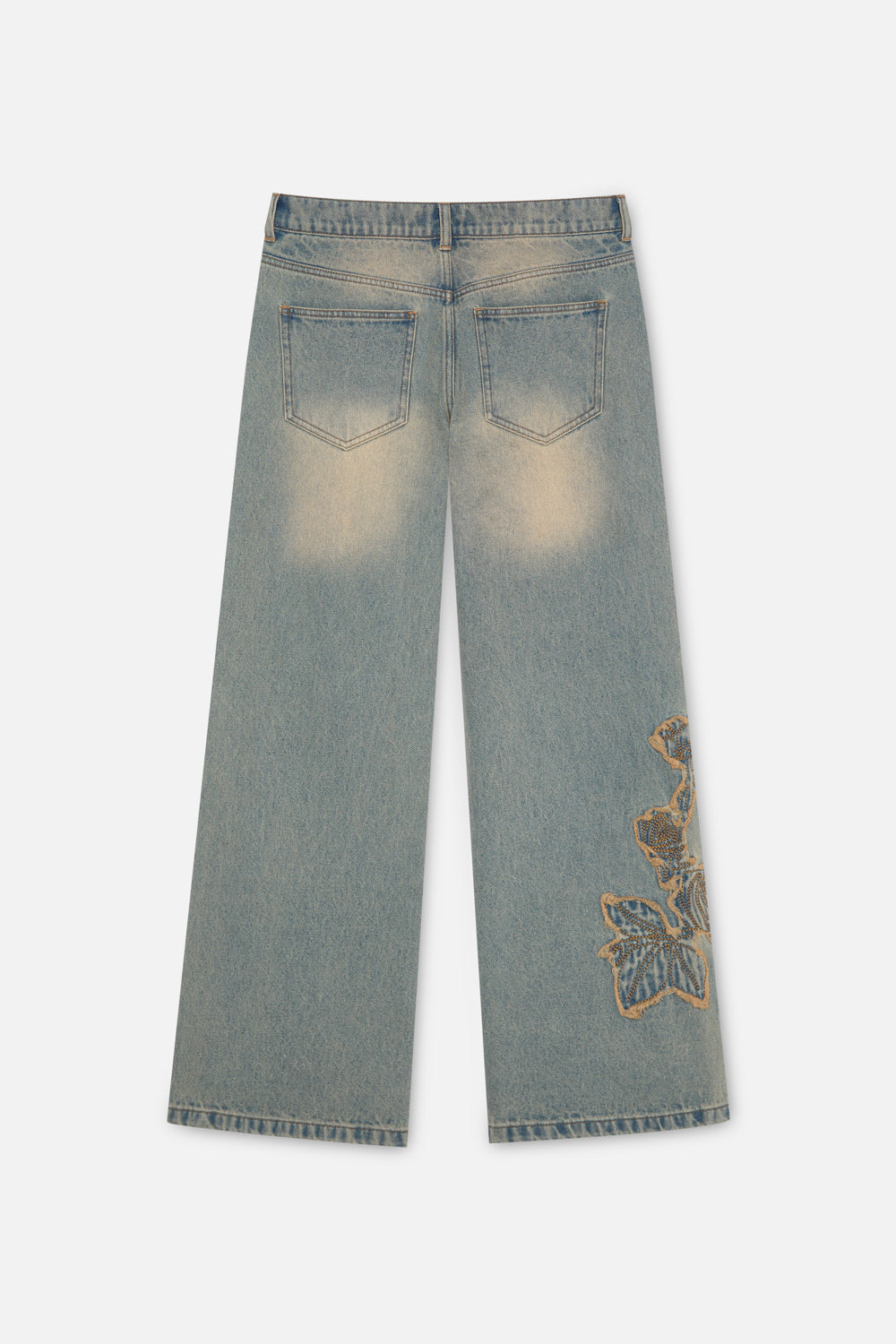 Rose Washed Blue Pants – Scuffers