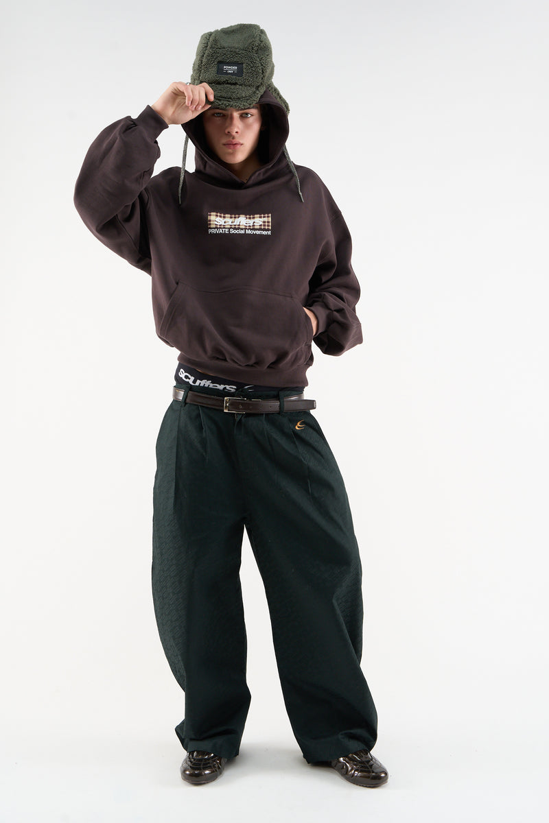 Private Brown Hoodie