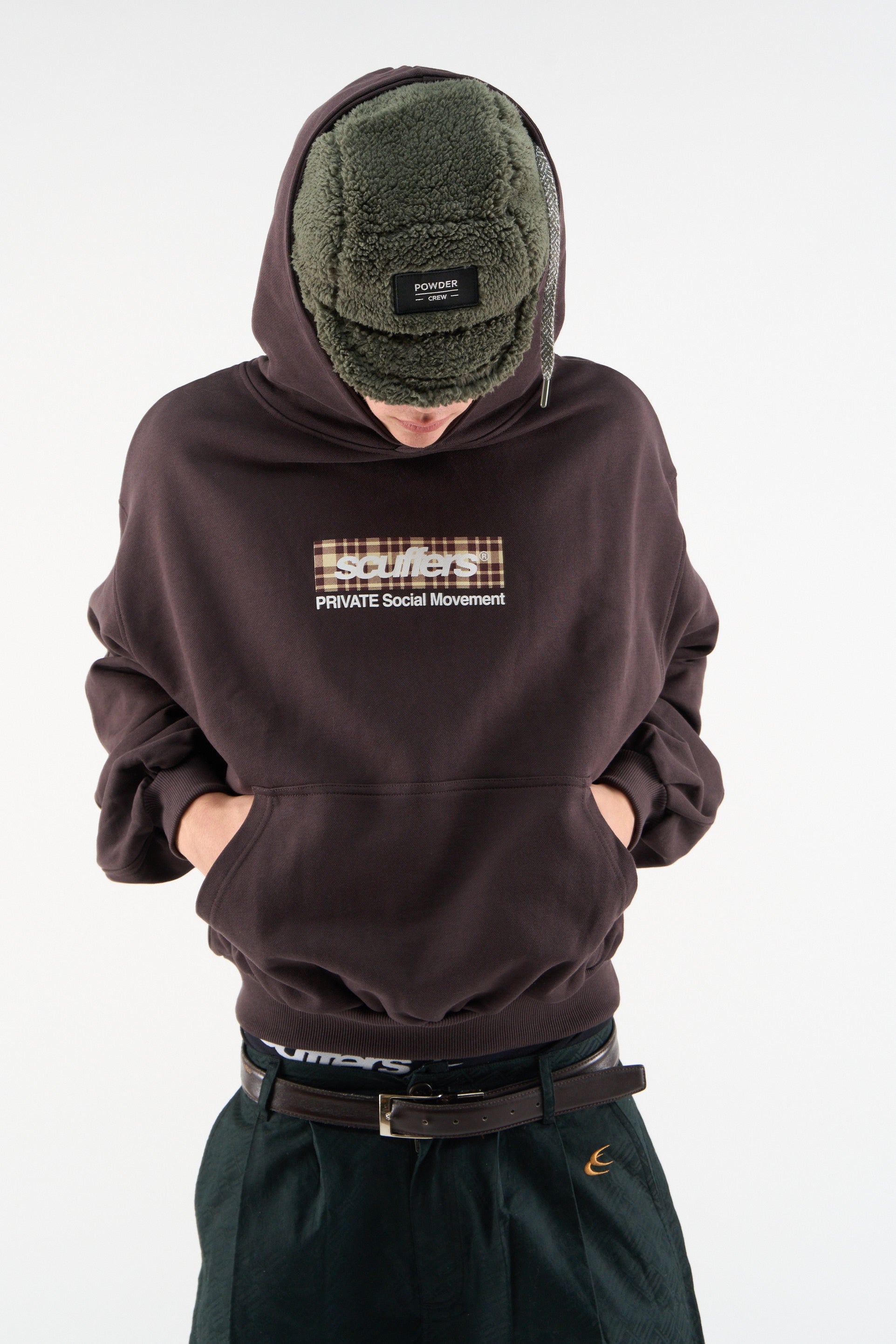 Private Brown Hoodie