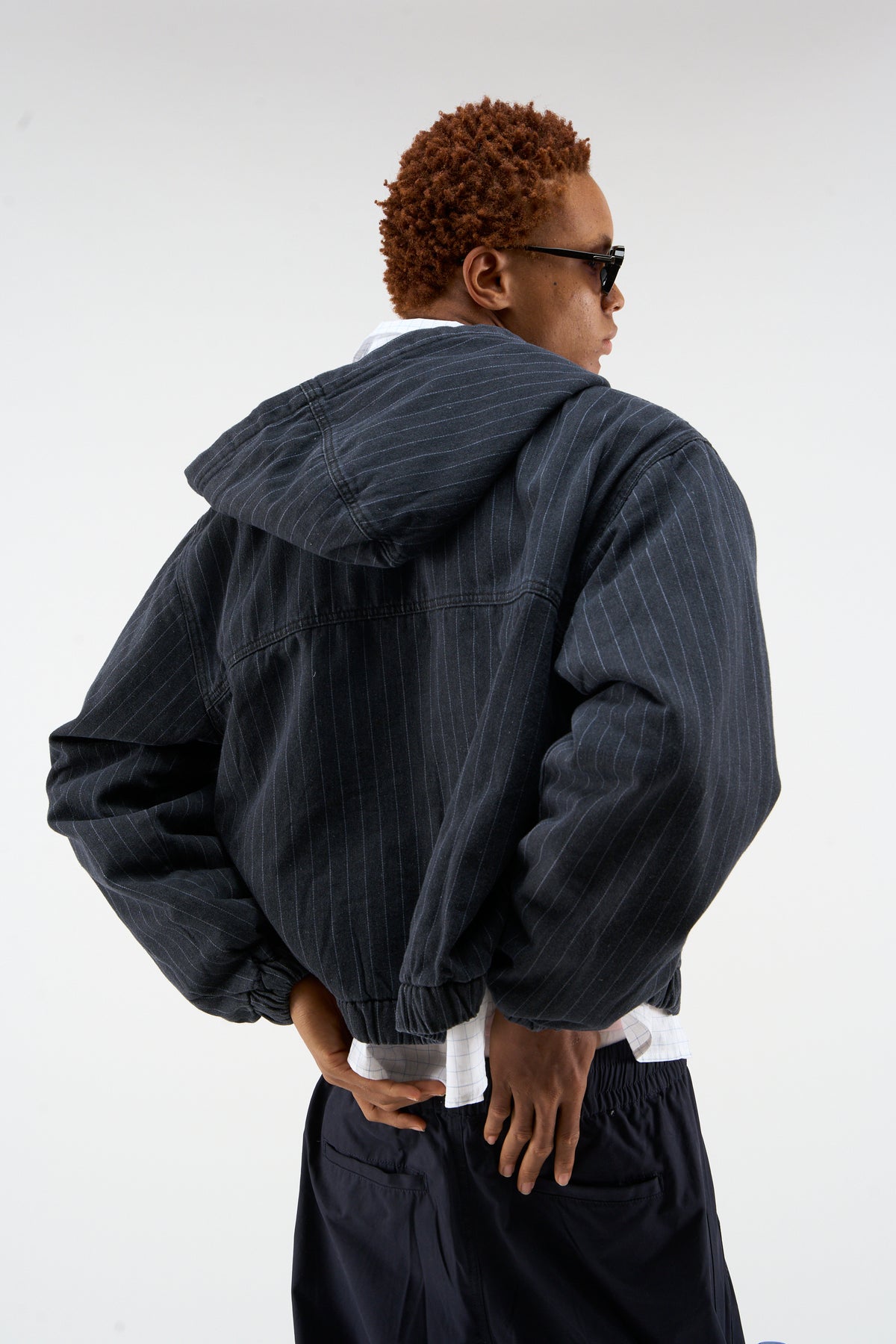 Pinstripe Dark Work Jacket – Scuffers