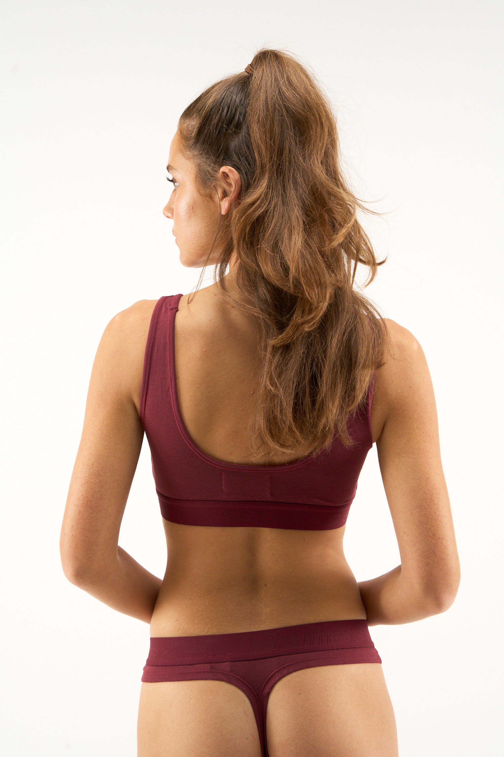 Underwear Burgundy Top