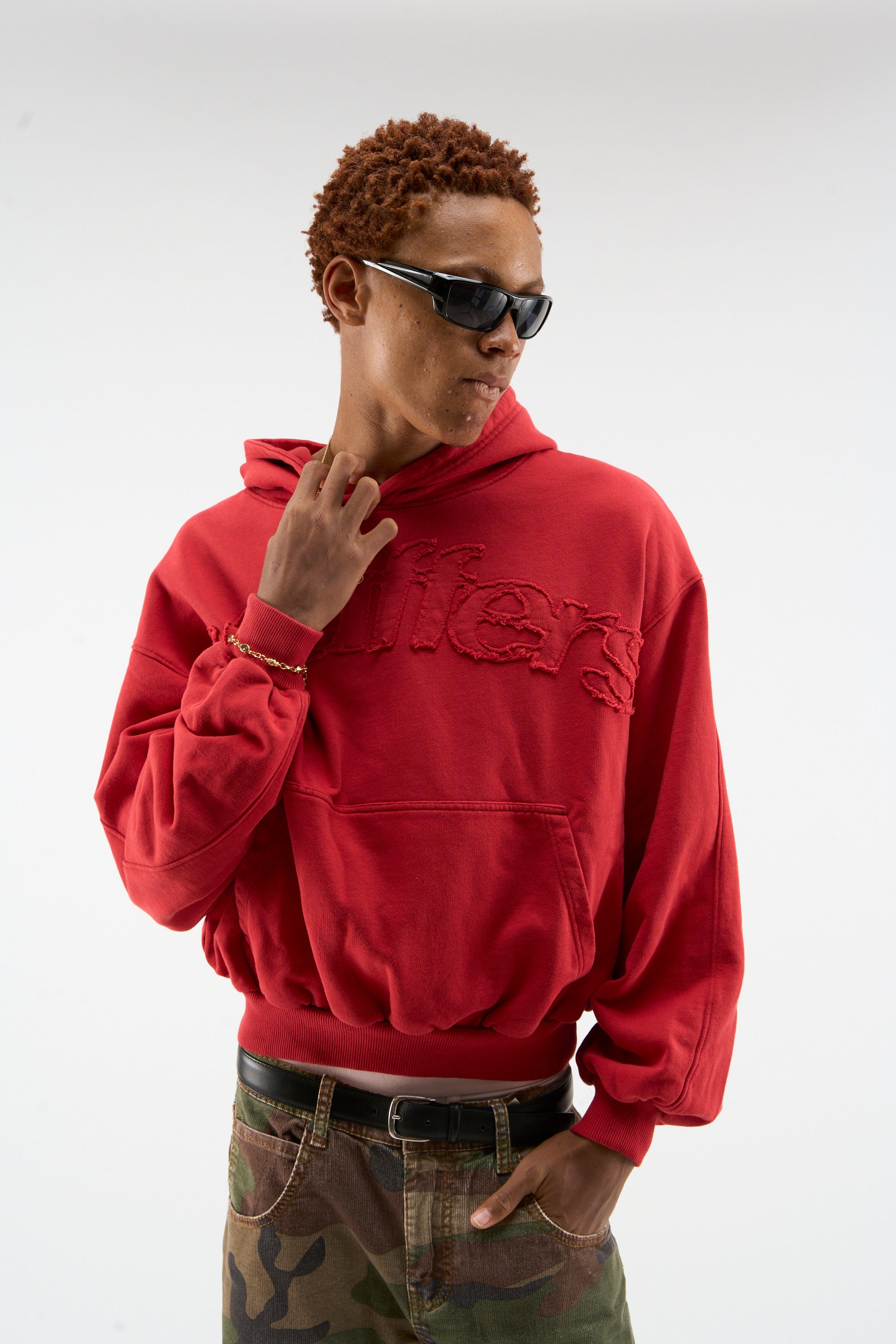 Raw Red Hoodie