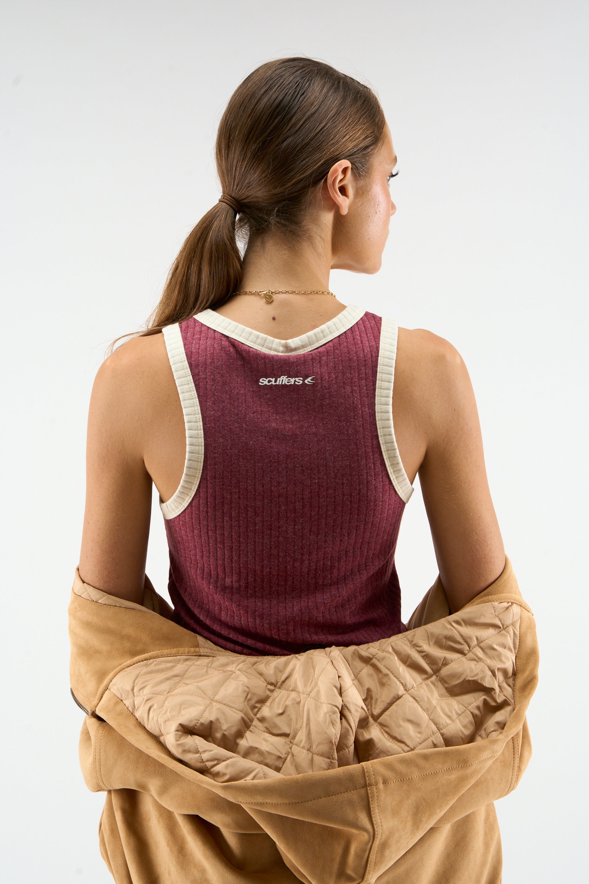 Sport Burgundy Tank Top
