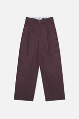 Pinstripe Burgundy Pants