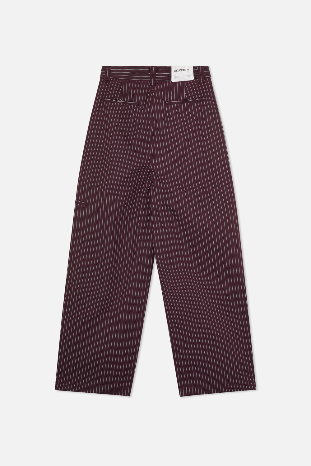 Pinstripe Burgundy Pants