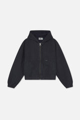 Pinstripe Dark Work Jacket