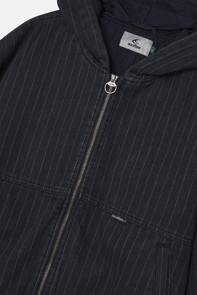 Pinstripe Dark Work Jacket