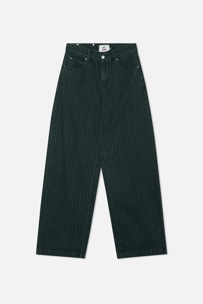 Pinstripe Carrie Green Pants
