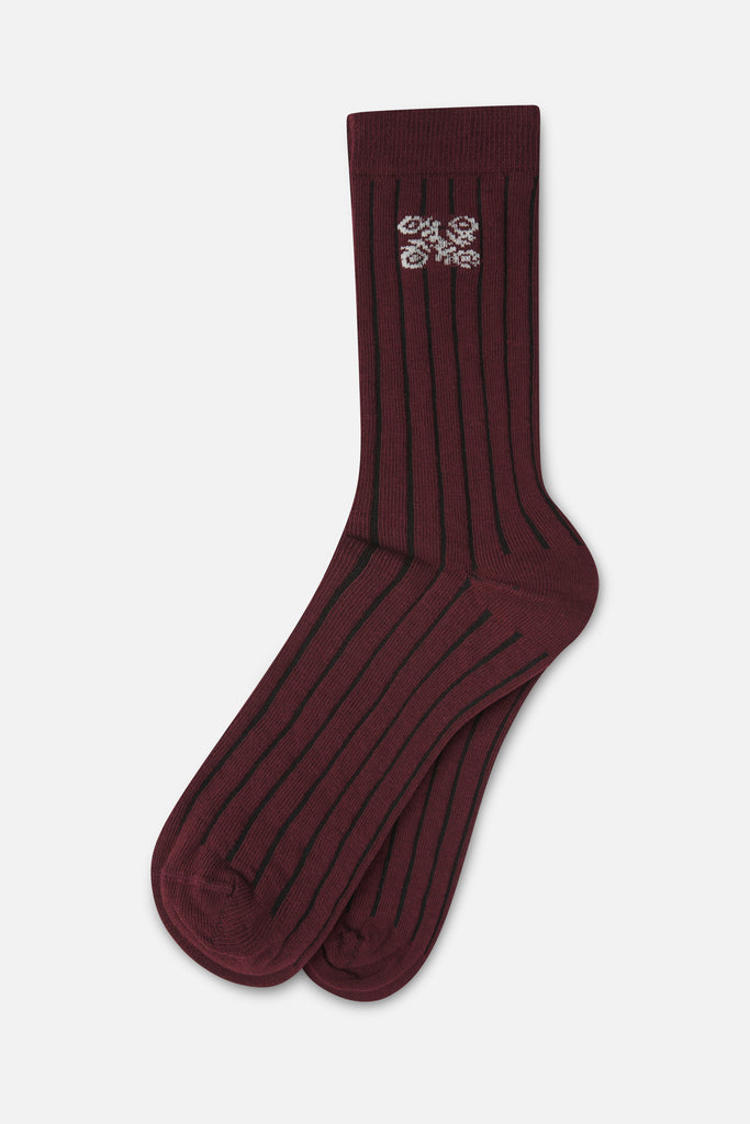 Pollen Burgundy Socks