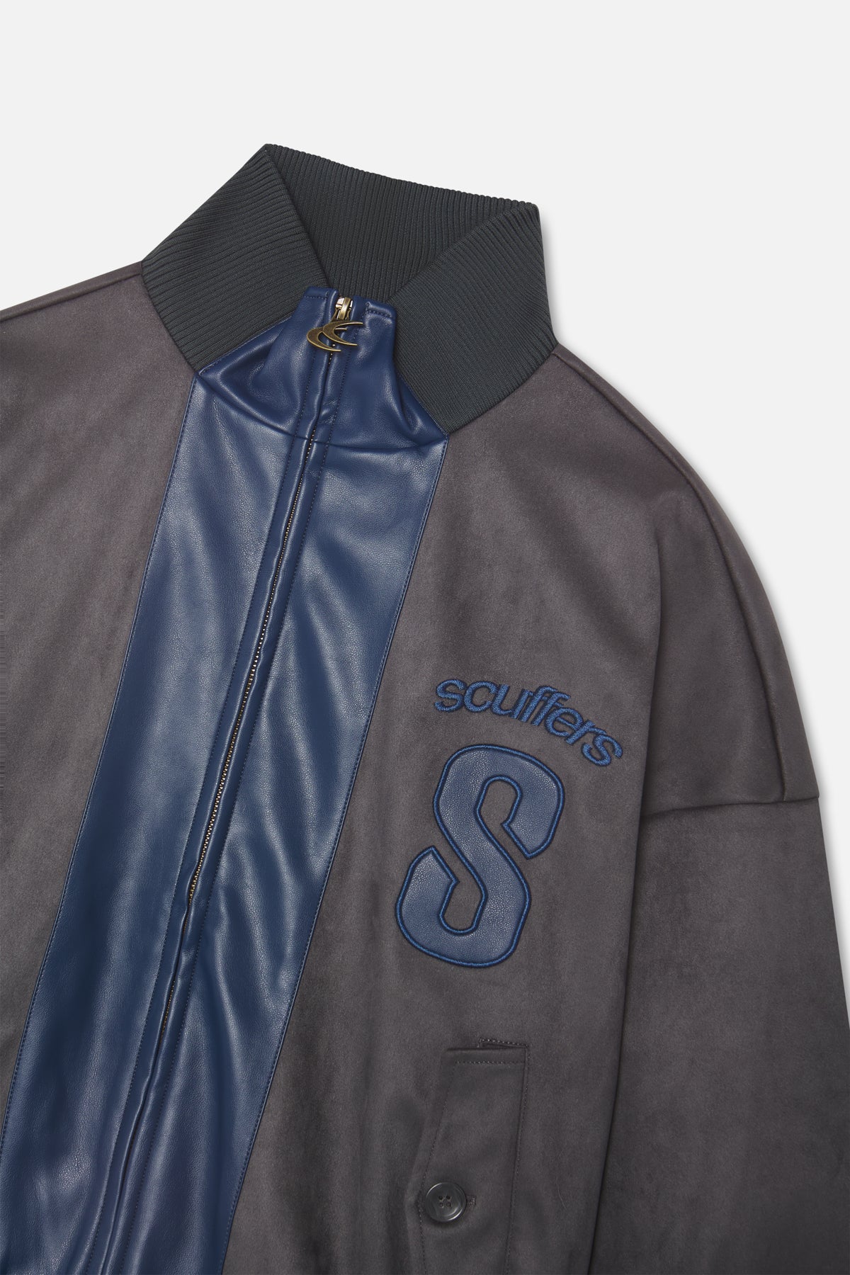 scuffers レザージャケット Pool Navy Zipper – Scuffers