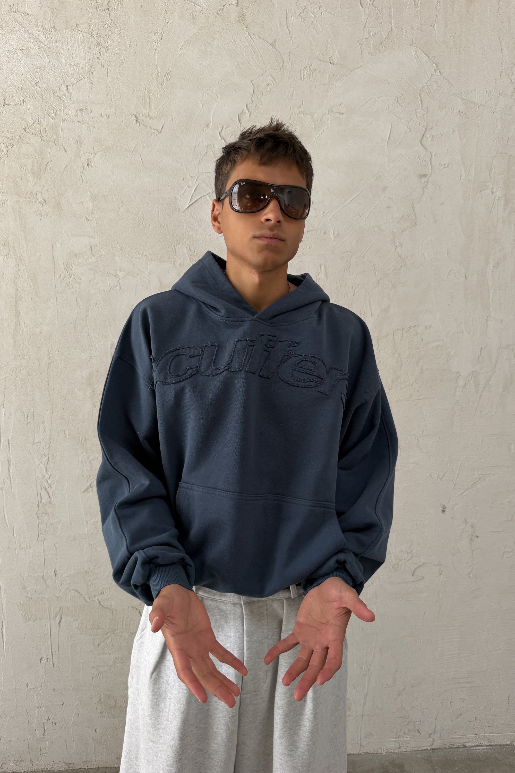 Raw Blue Hoodie
