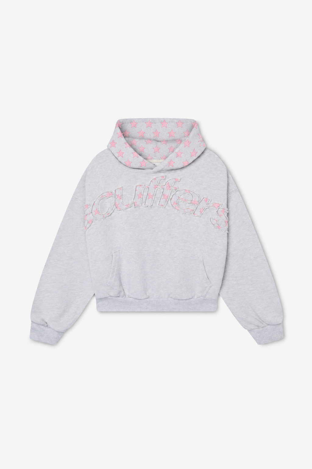 Raw Pop Grey Melange Hoodie