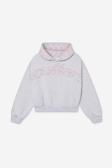 Raw Pop Grey Melange Hoodie