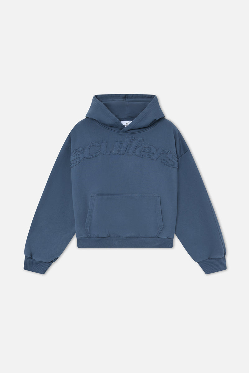Raw Blue Hoodie - Oversized Hoodie | Scuffers