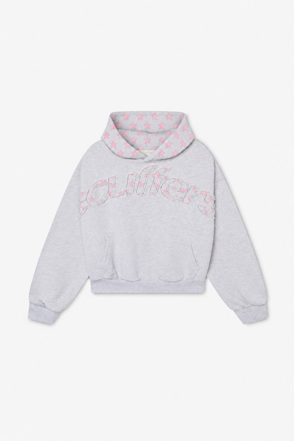 Raw Pop Grey Melange Hoodie