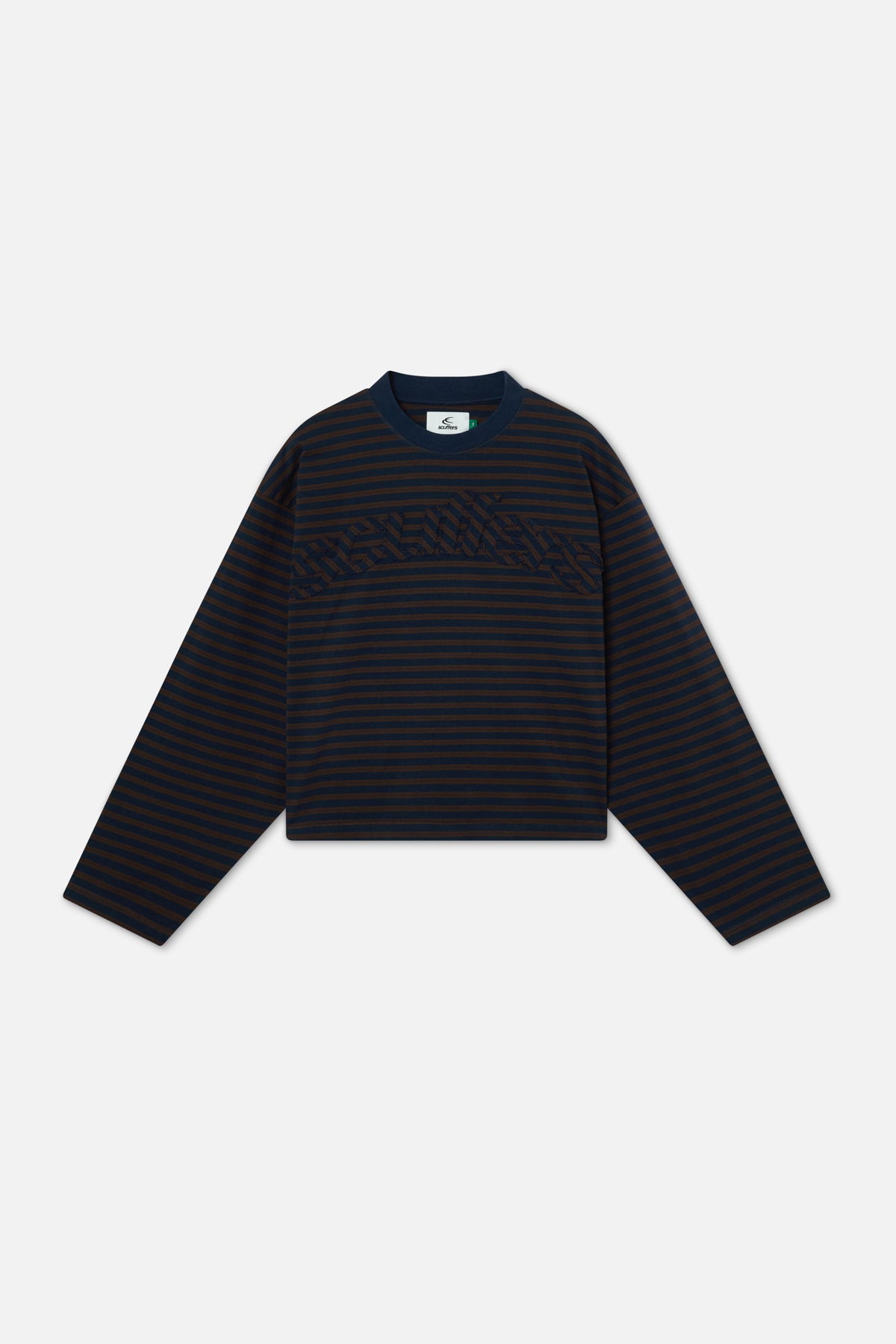 Raw Striped Brown Longsleeve