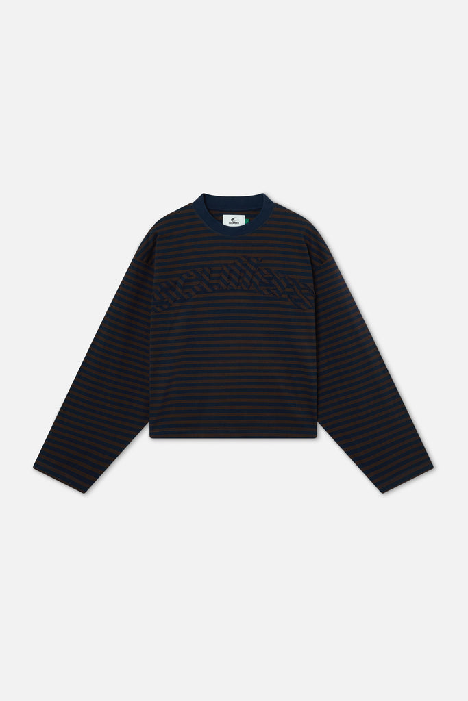 Raw Striped Brown Longsleeve