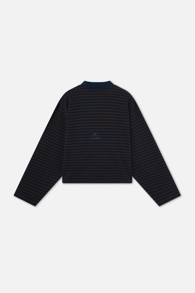 Raw Striped Brown Longsleeve