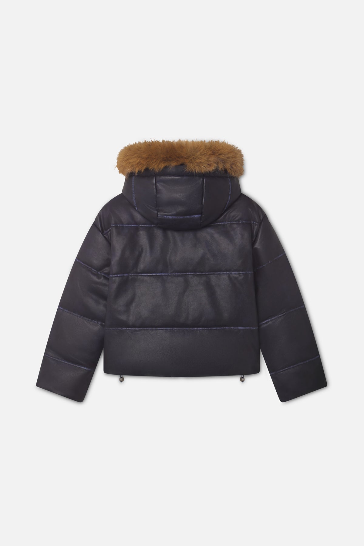 Raw Dark Puffer Jacket