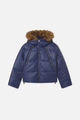 Raw Royal Blue Puffer Jacket