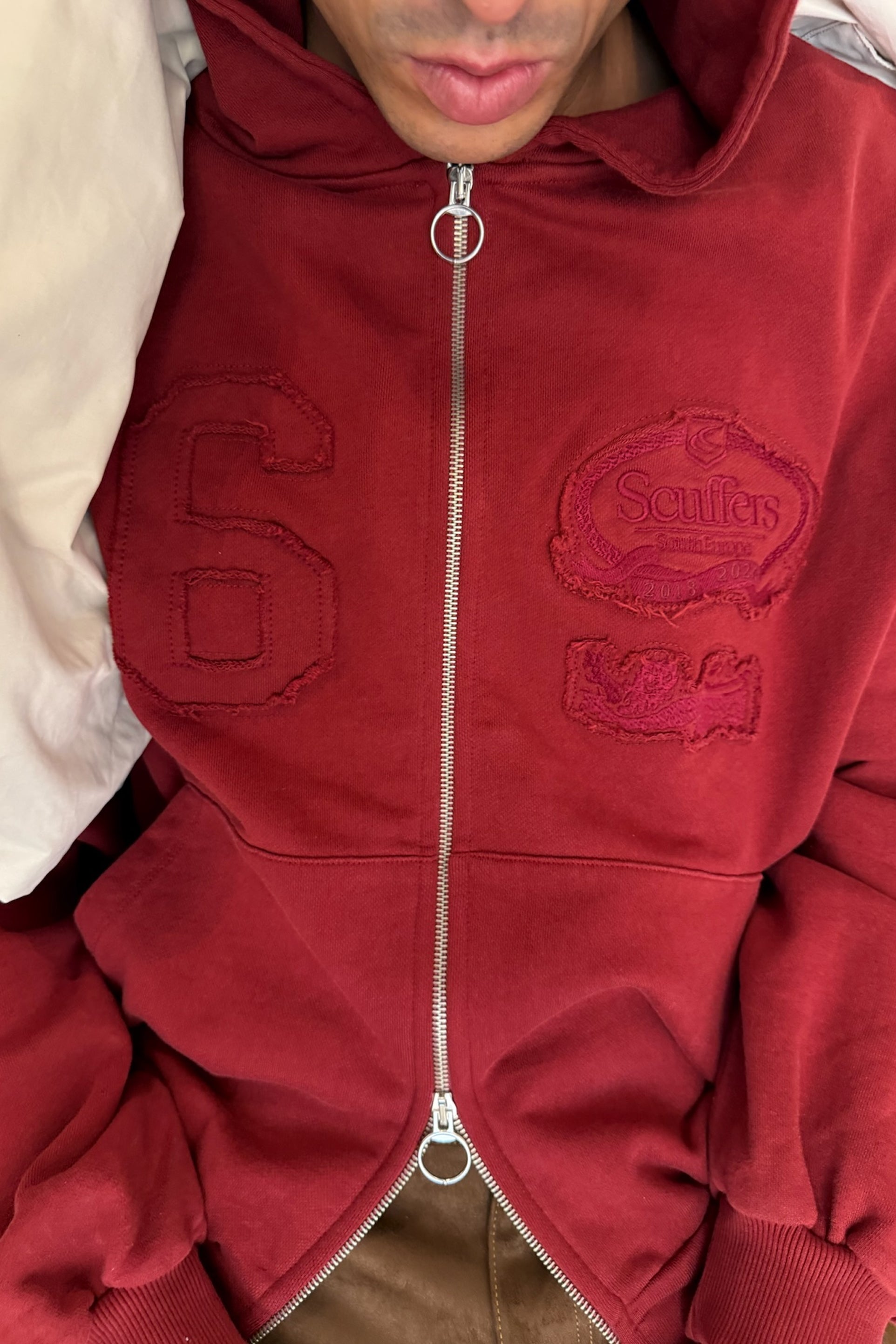 Jam Red Zipper