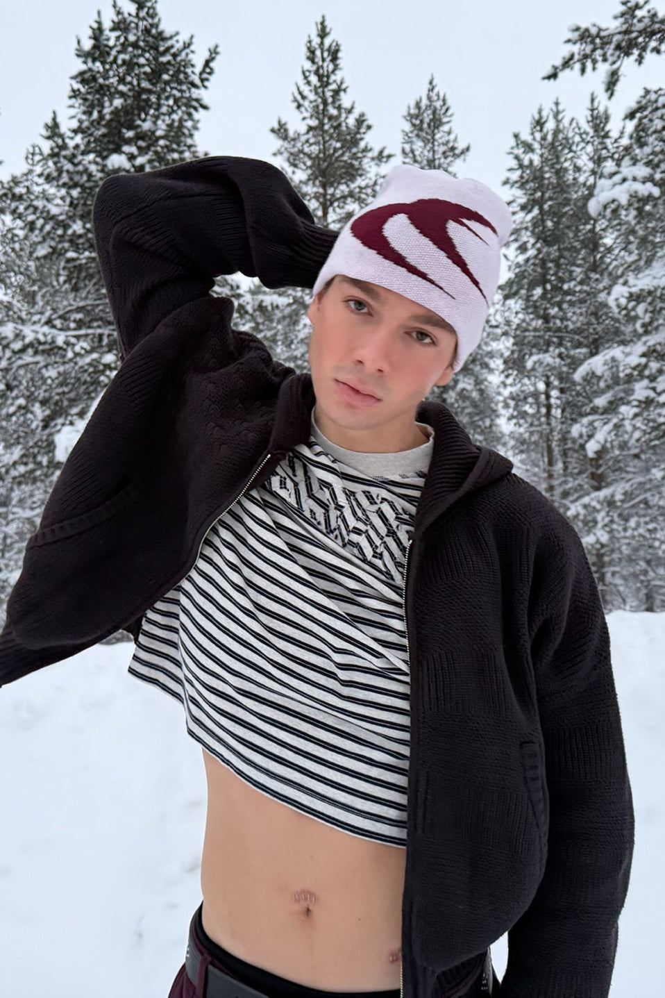 New Amore Pink Beanie