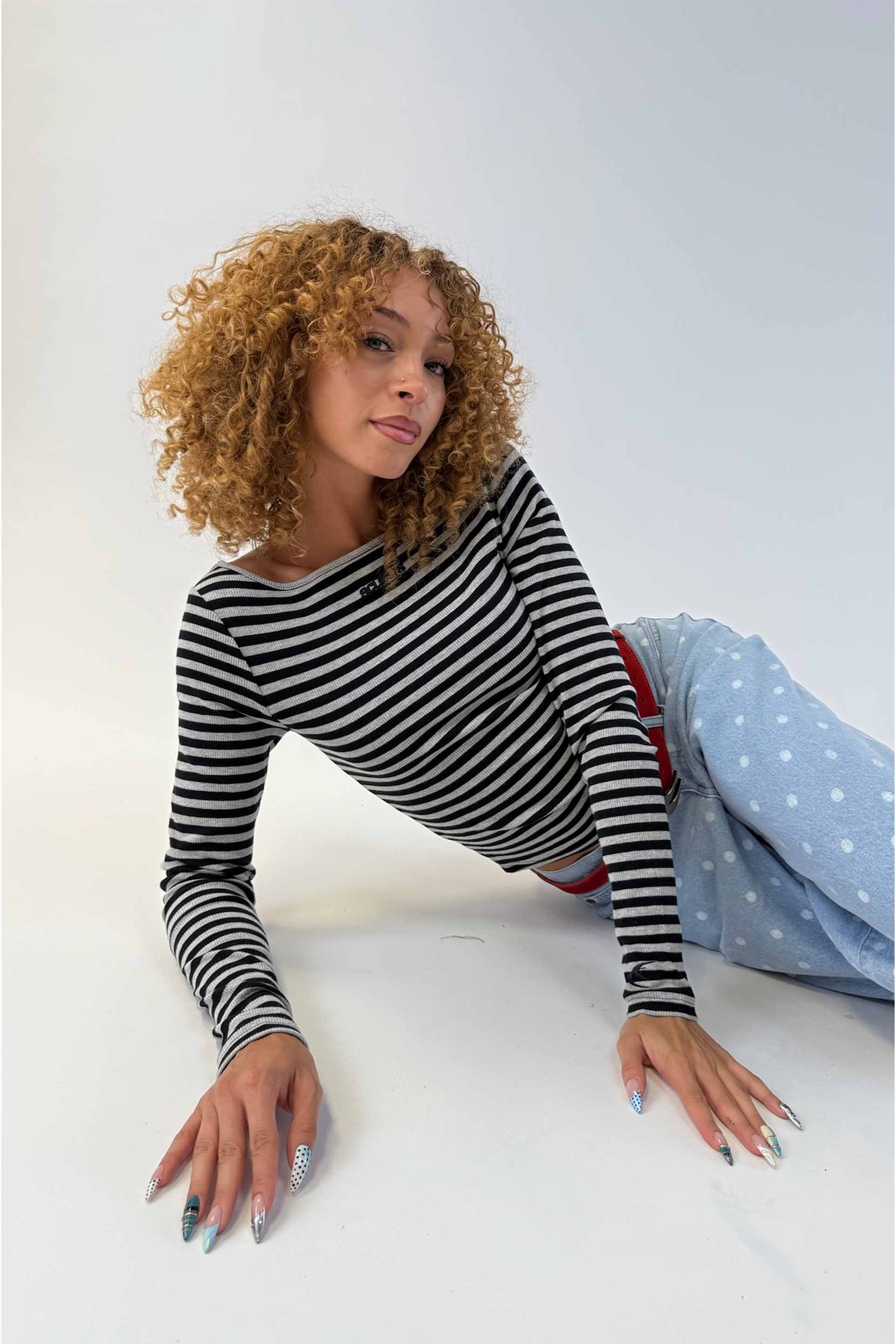 Nat Black Stripes Longsleeve