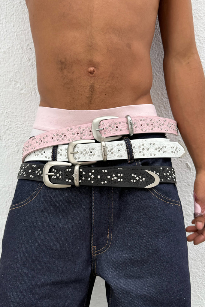Shinning  Light Grey Belt